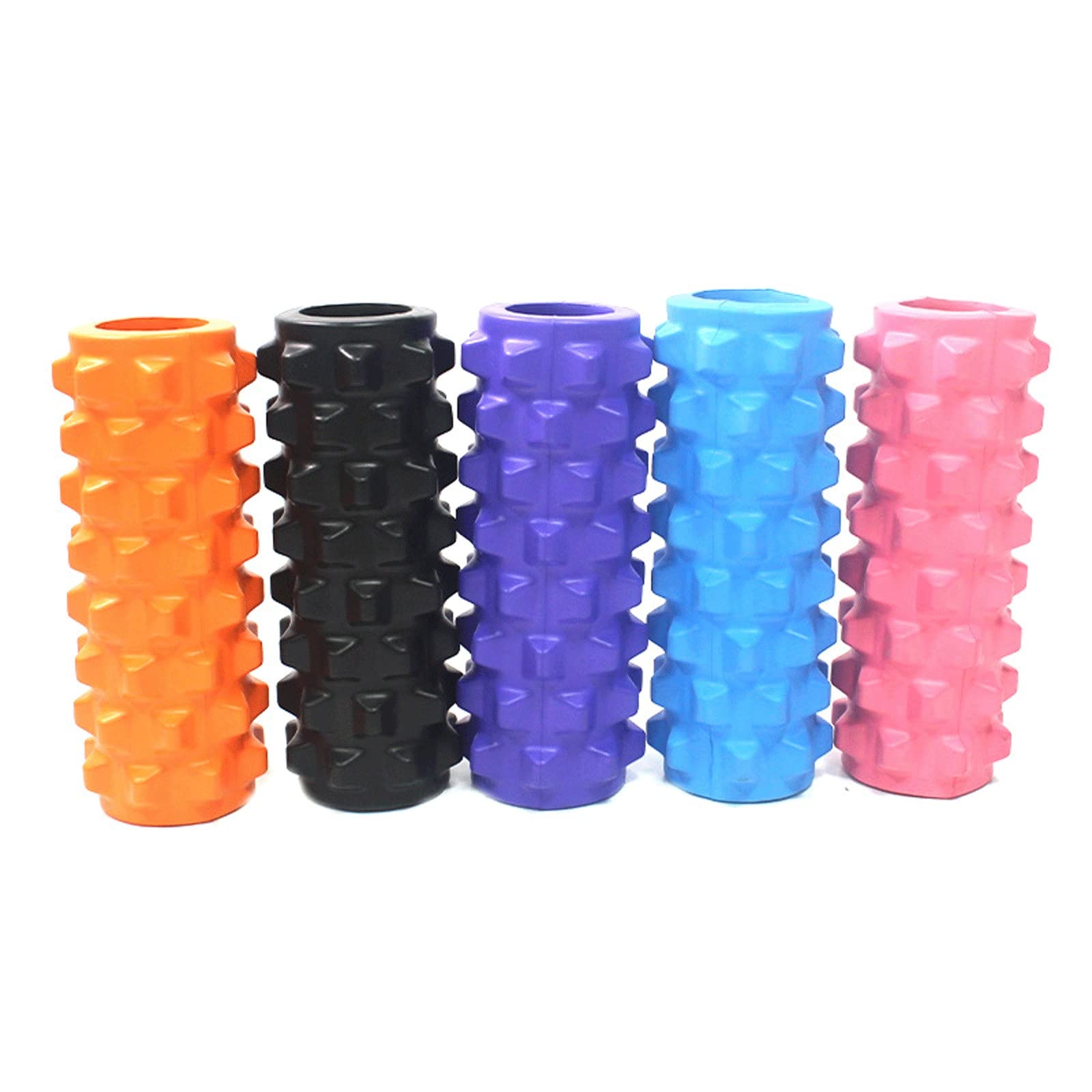 JINGYAN Rulli di gomma piuma Gym Foam Roller Fitness Yoga Column Pilates Exercise Back Muscle Massage Soft Block Drop Shipping(Orange)