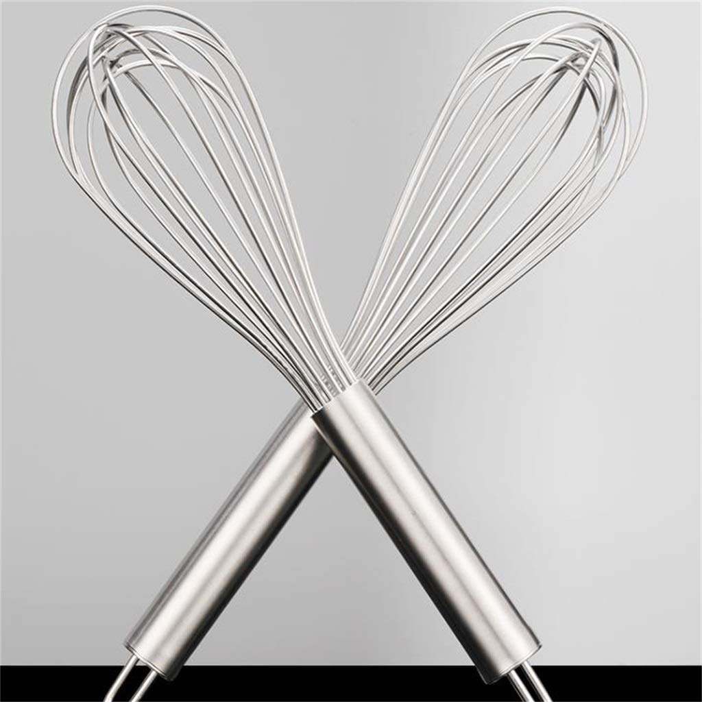 ZHANGXIAO Varillas de batir,Acero Inoxidable Usado for Remover Cocina Herramientas for Hornear Globo Varillas de batir (tamaño : 42×9cm)