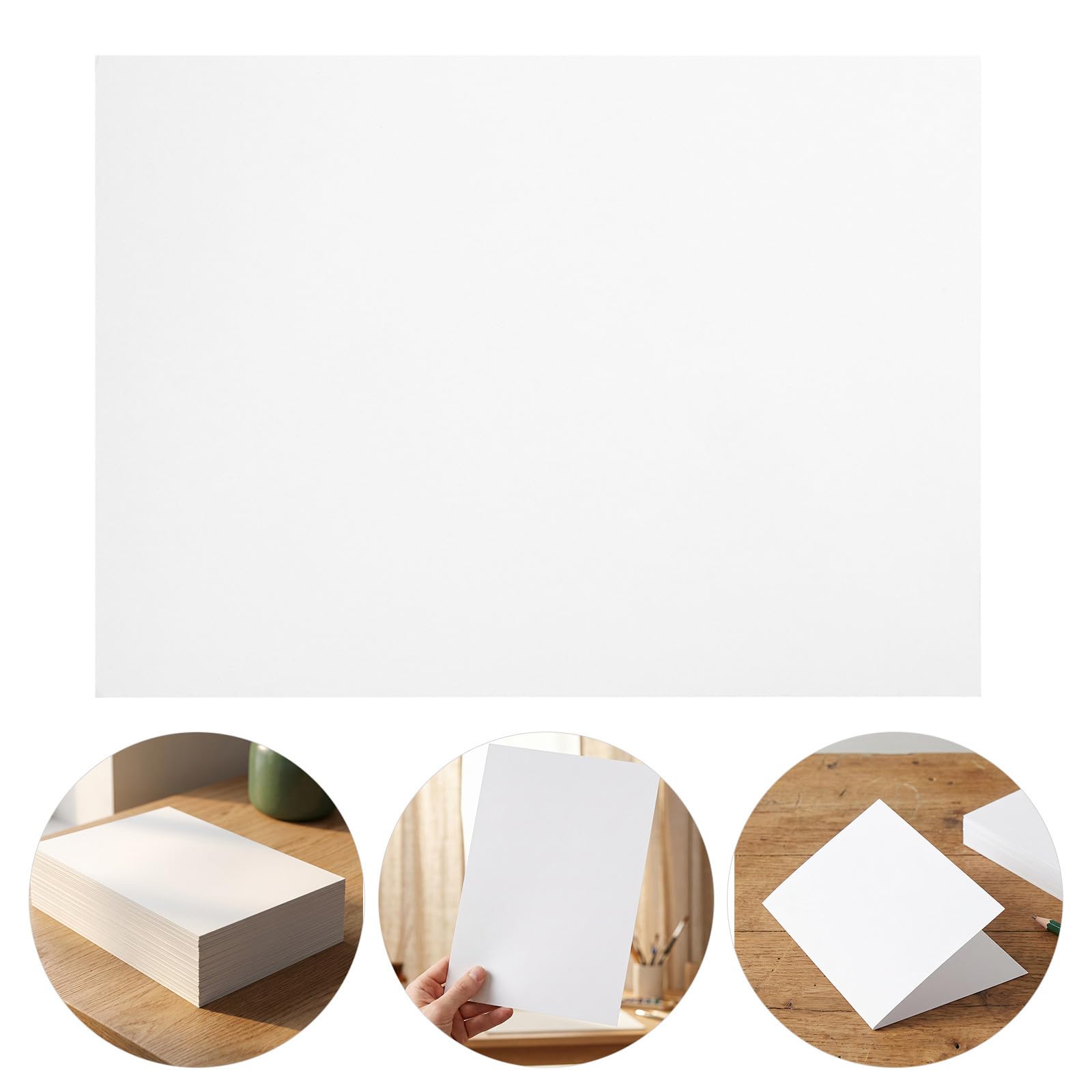 CORHAD 200 Hojas Papel Grueso Blanco A4 Fácil de Imprimir de 120gsm para Manualidades y Trabajos de Papel Proyectos DIY de Scrapbooking