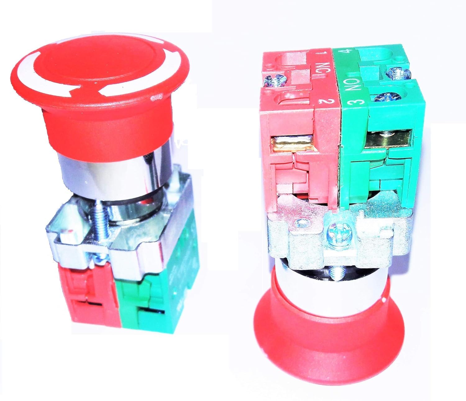 POWER ALL TYPE Emergency Stop Push Button (Metal emergency stop button with NC NO)-image-23