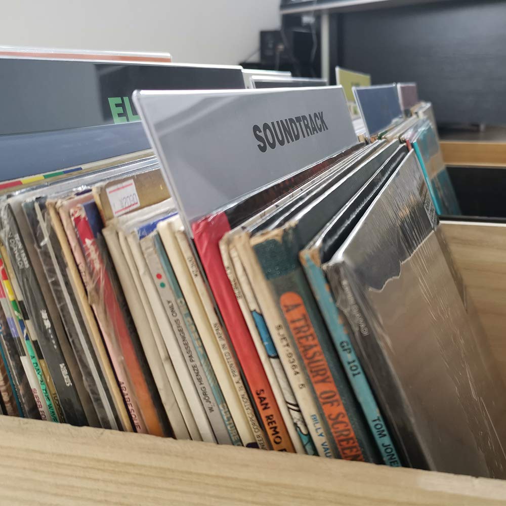 Amazon | MayRecords 12インチレコード仕切り板セット LP用透明