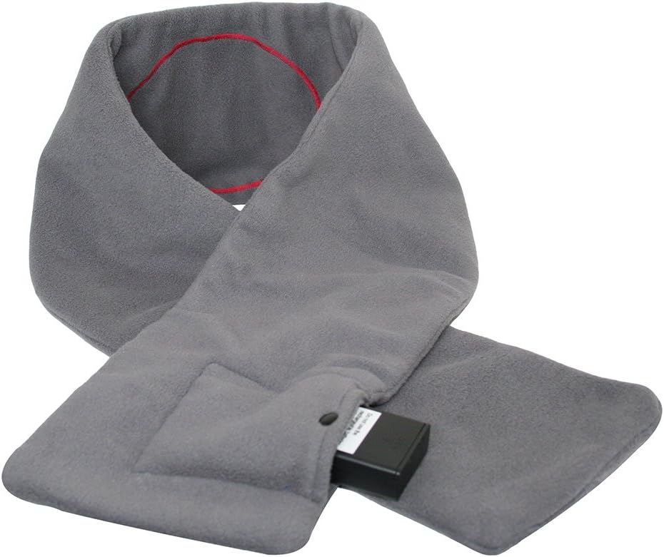 Verseo Heated Scarf - Battery Operated, Gray