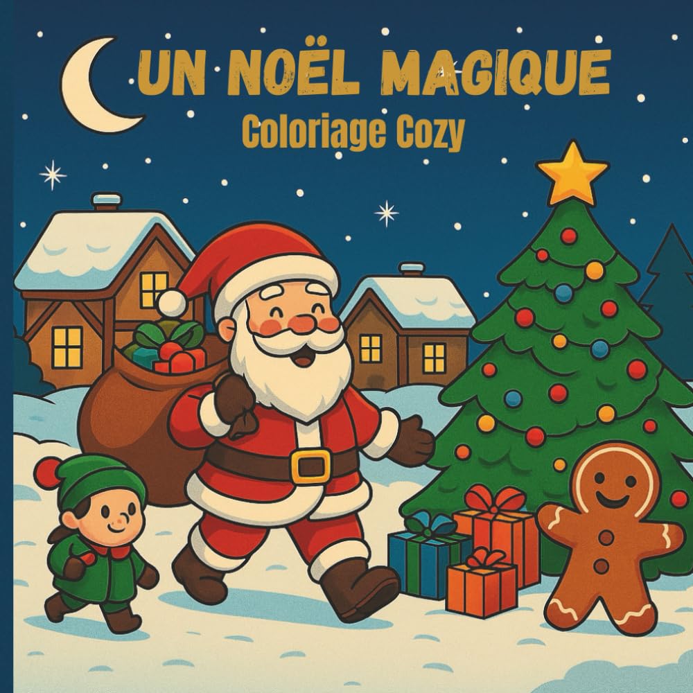 Un noël Magique: Livre de coloriage