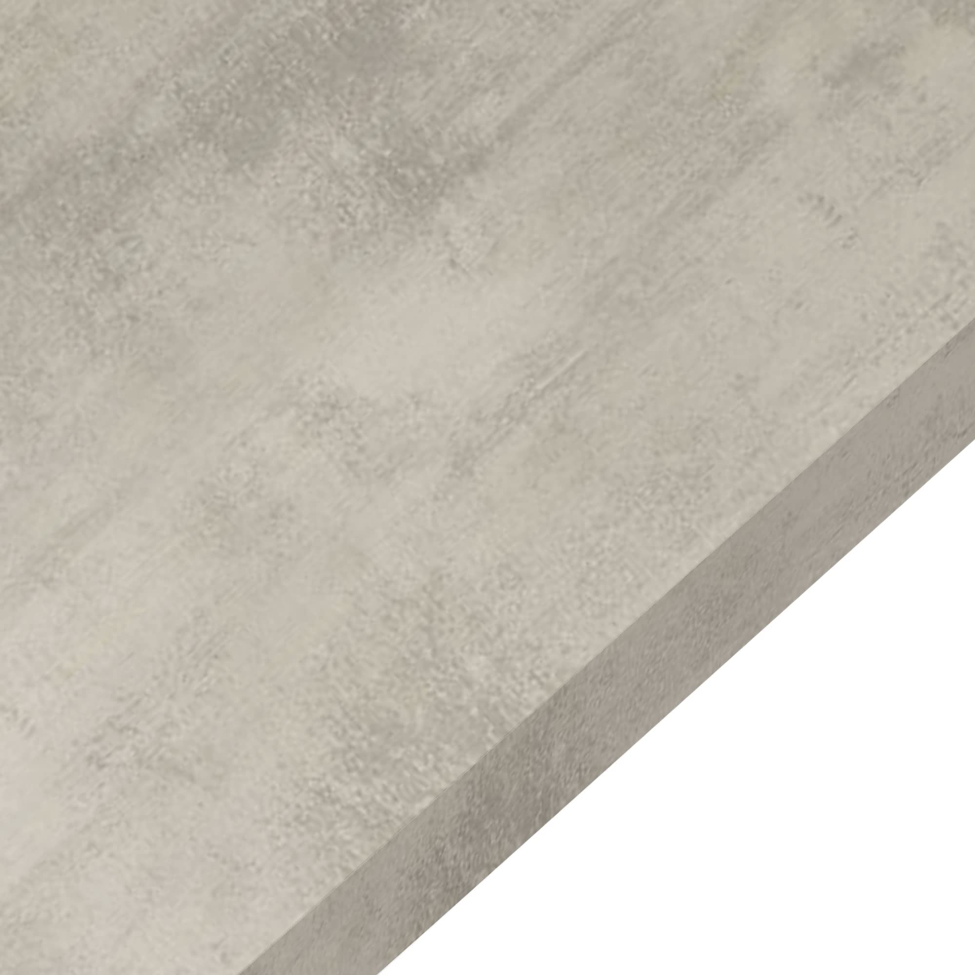 Tavolo salvaspazio allungabile moderno SATURNO grigio MURO e bianco cm.80x60/120*ARRIVA MONTATO*