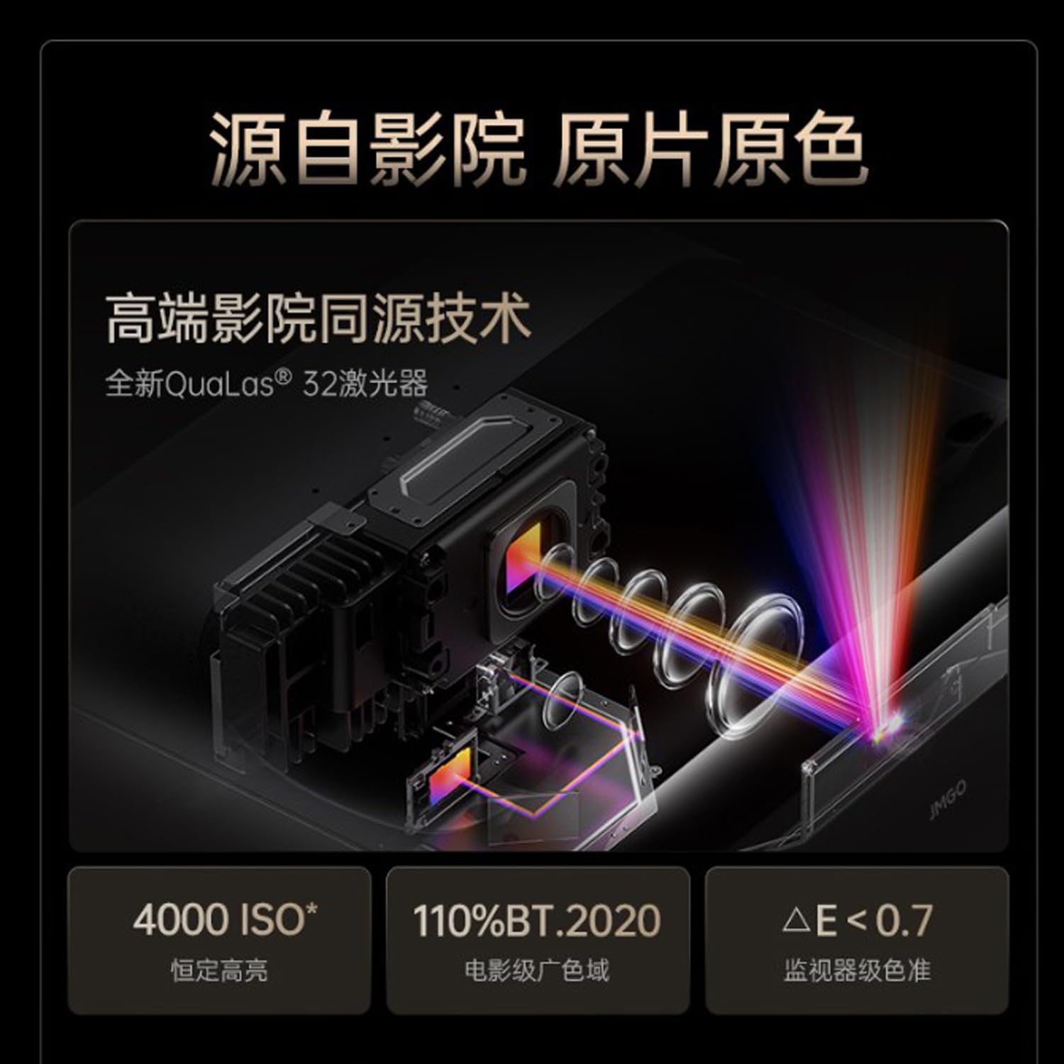 4K laserowy projektor telewizyjny, LiveTV.Direct Enhanced JmGO S3 Ultra Short Focus natywny 4K UHD ALPD 3.0 laserowy projektor kina domowego Android 3D Smart TV WiFi, HDMI 2.0, HDCP 2.2, wbudowany HiFi Dostosuj stereo