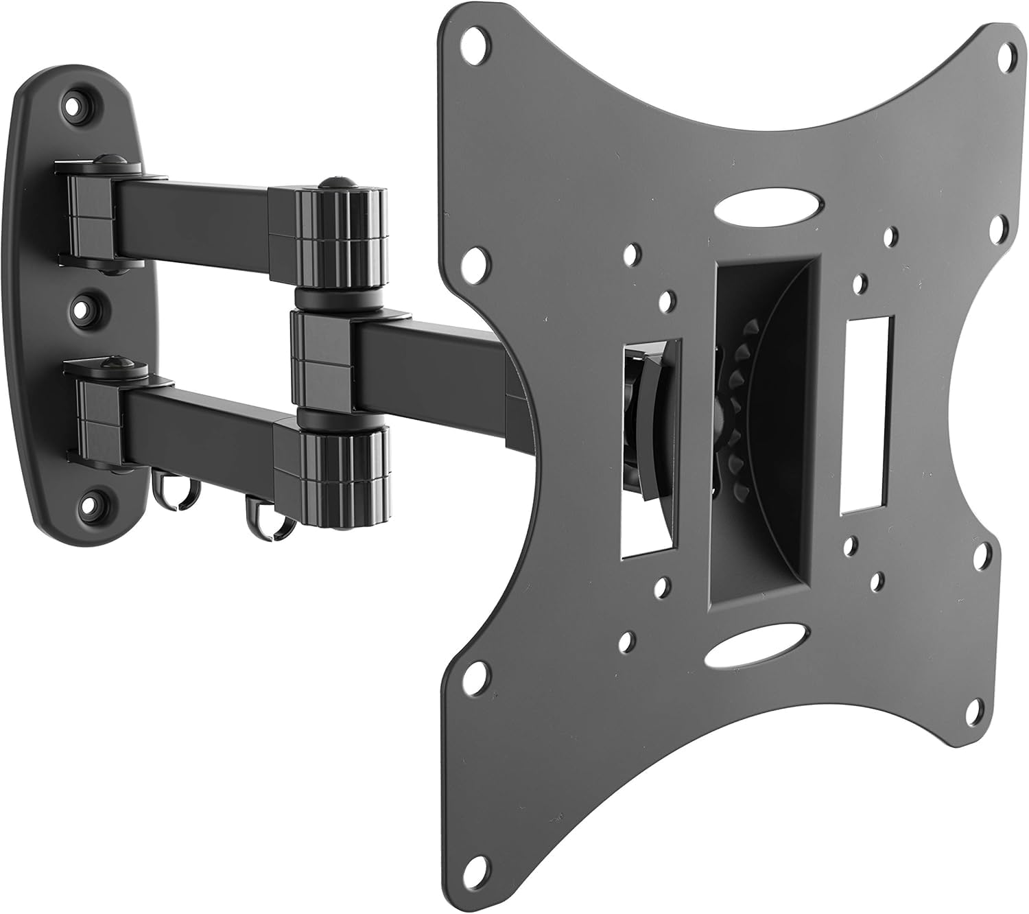 RICOO TV Wandhalterung Schwenkbar Fernseher Halterung für 32-43 Zoll Schwenkarm Fernsehhalterung für Wand S2522 Wand-Halter Neigbar Flach OLED Curved Fernseh-Arm bis 15 Kg & VESA 200 x 200 mm