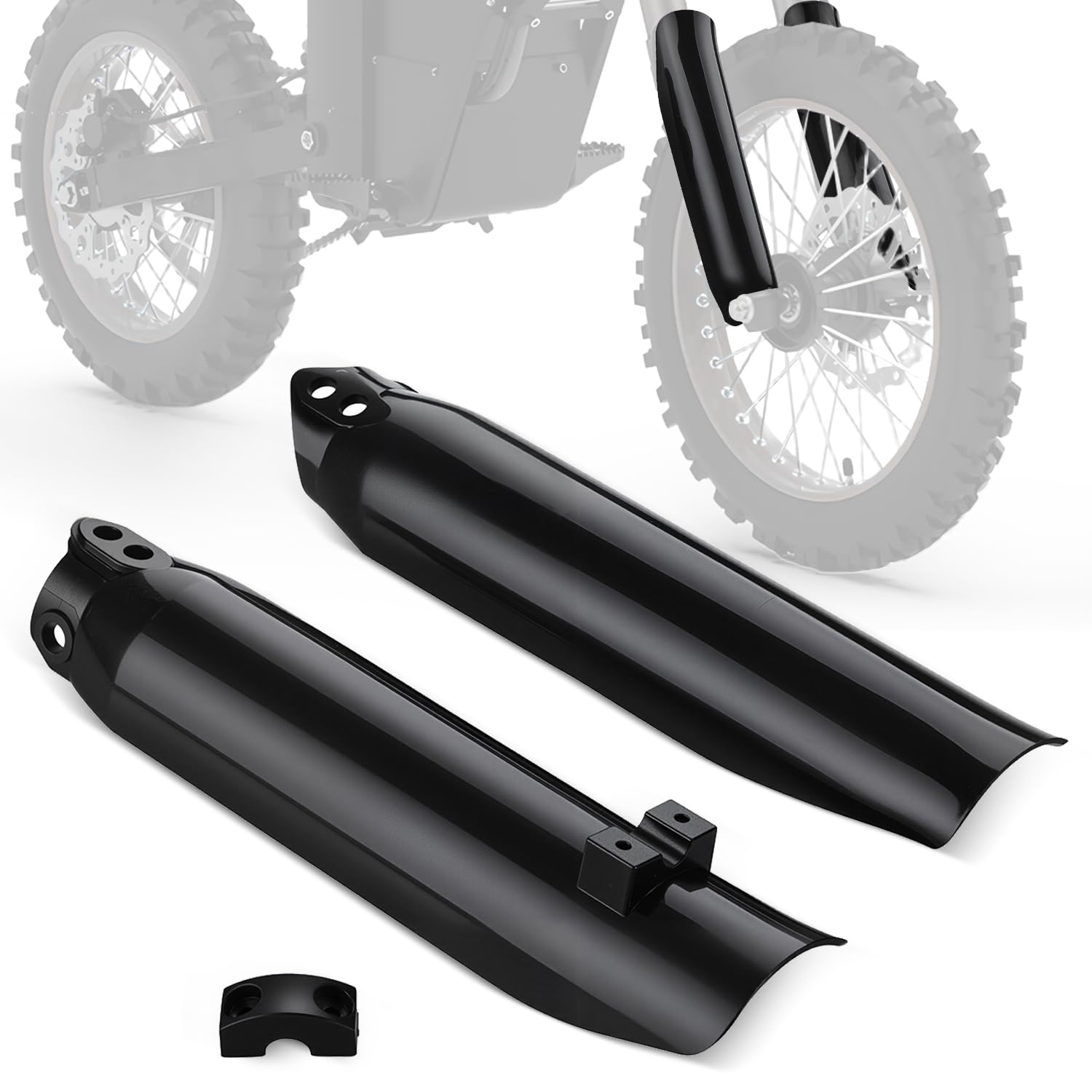 Tuttio Soleil 01 Motorrad Vorderradgabelabdeckung universeller Gabelschutz Staubschutzhüllen