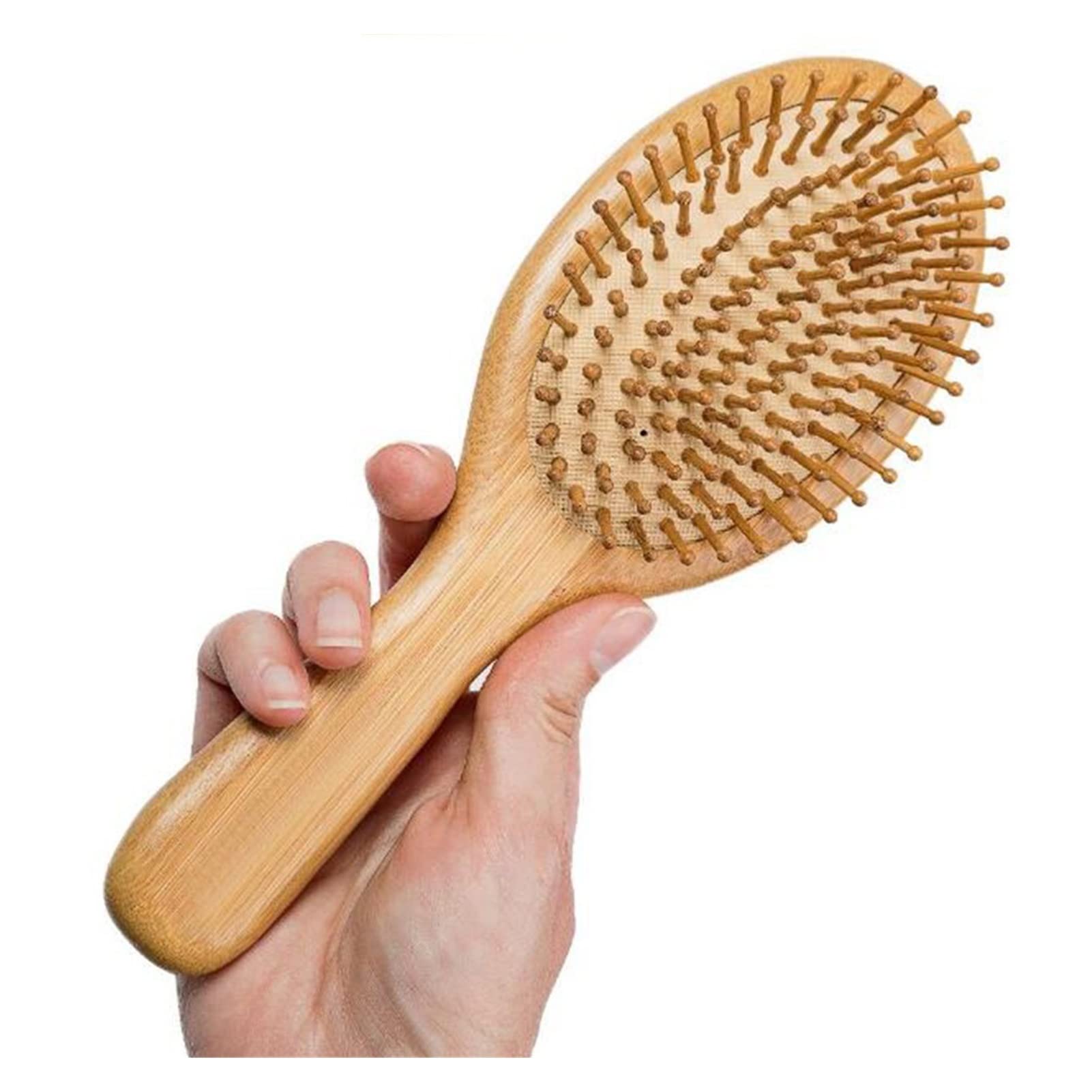 Kissenkamm Haar Kopfhaut Holzkamm Home Curling for Lange Haare (Color : C)