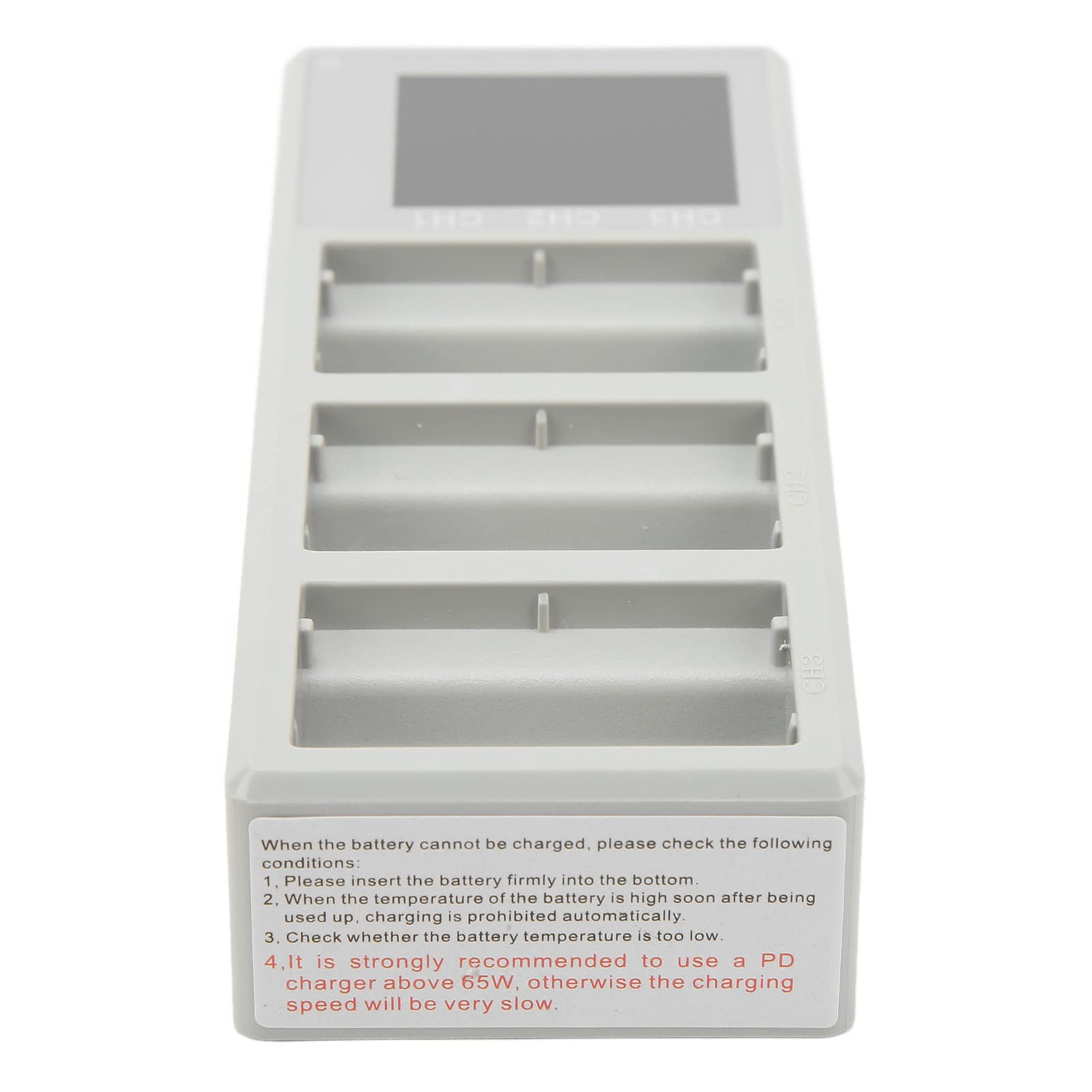 Hub di Ricarica per Batterie per Droni con Display LCD, Supporta 3 Batterie e Ricarica Bidirezionale per 3 Pro/