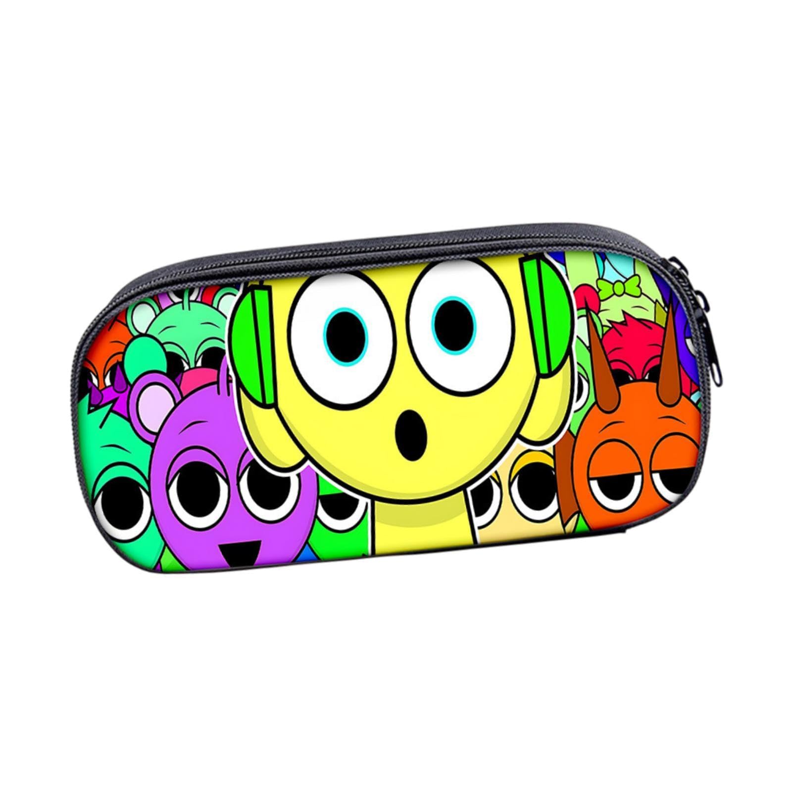 Pencil Case School Supplies Cartoon Novelty Makeup Pouch for Boys Girls Kids Style E-image-22