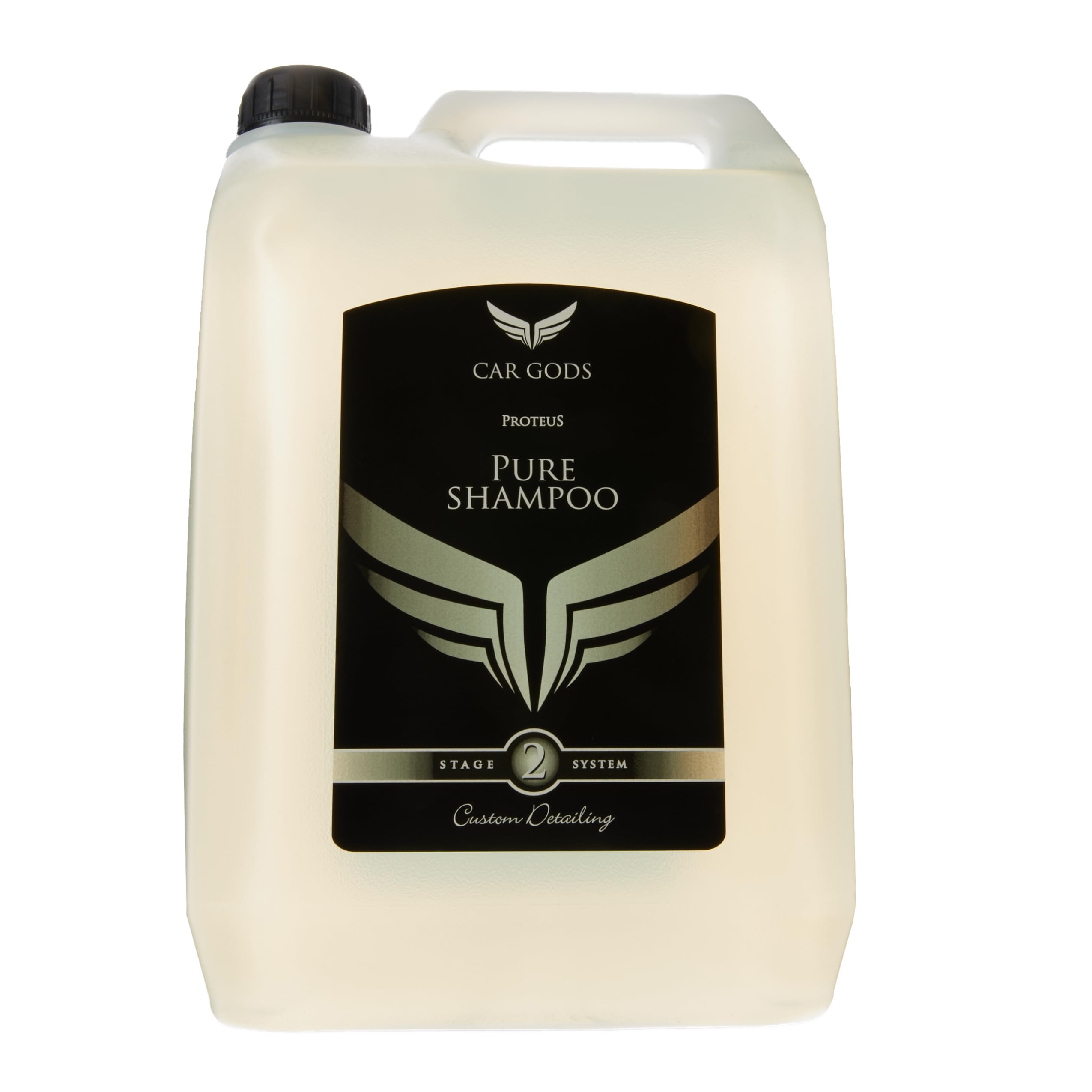 Car Gods Car Wash Pure Shampoo – Nettoyant pour véhicules 5 L – Doux pour la Cire et Le Mastic – Formule parfumée au Pamplemousse