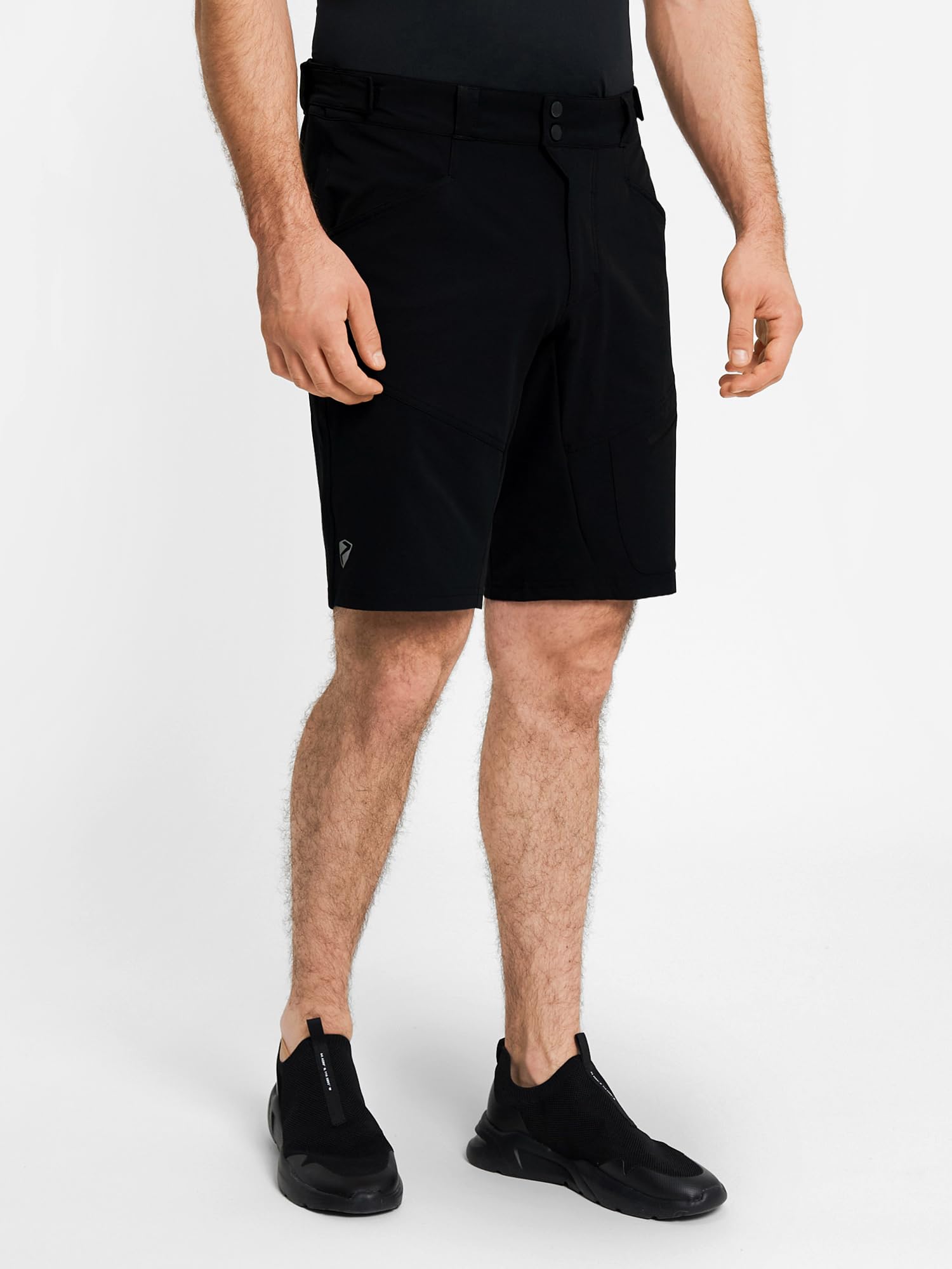 Ziener Herren Fahrrad-Shorts mit Innenhose - Mountainbike/Outdoor/Freizeit - atmungsaktiv,schnelltrocknend,gepolstert Nelat X-Function