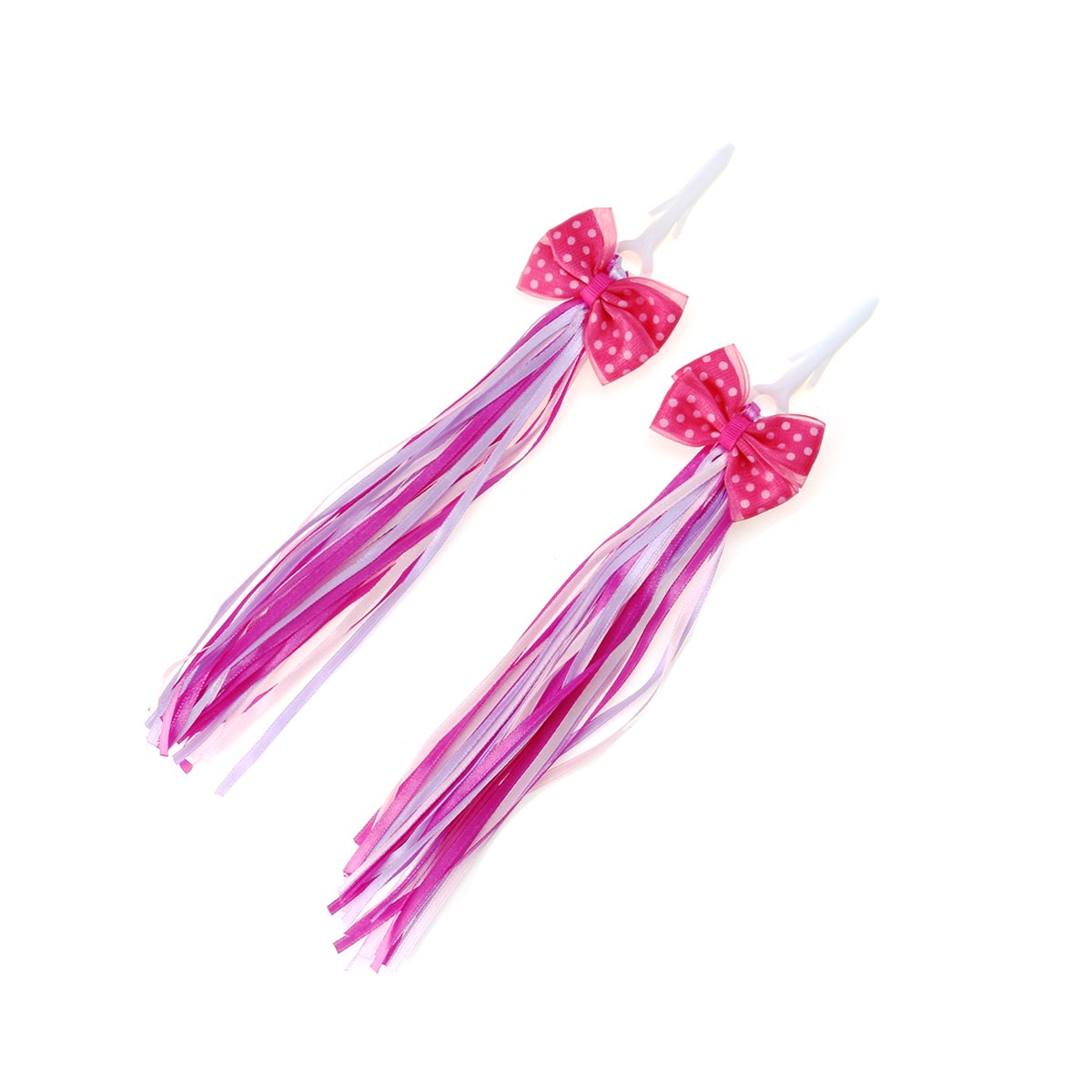 Guidon Vélo Enfant - Banderoles Pompons Lumineux - Fun & Coloré