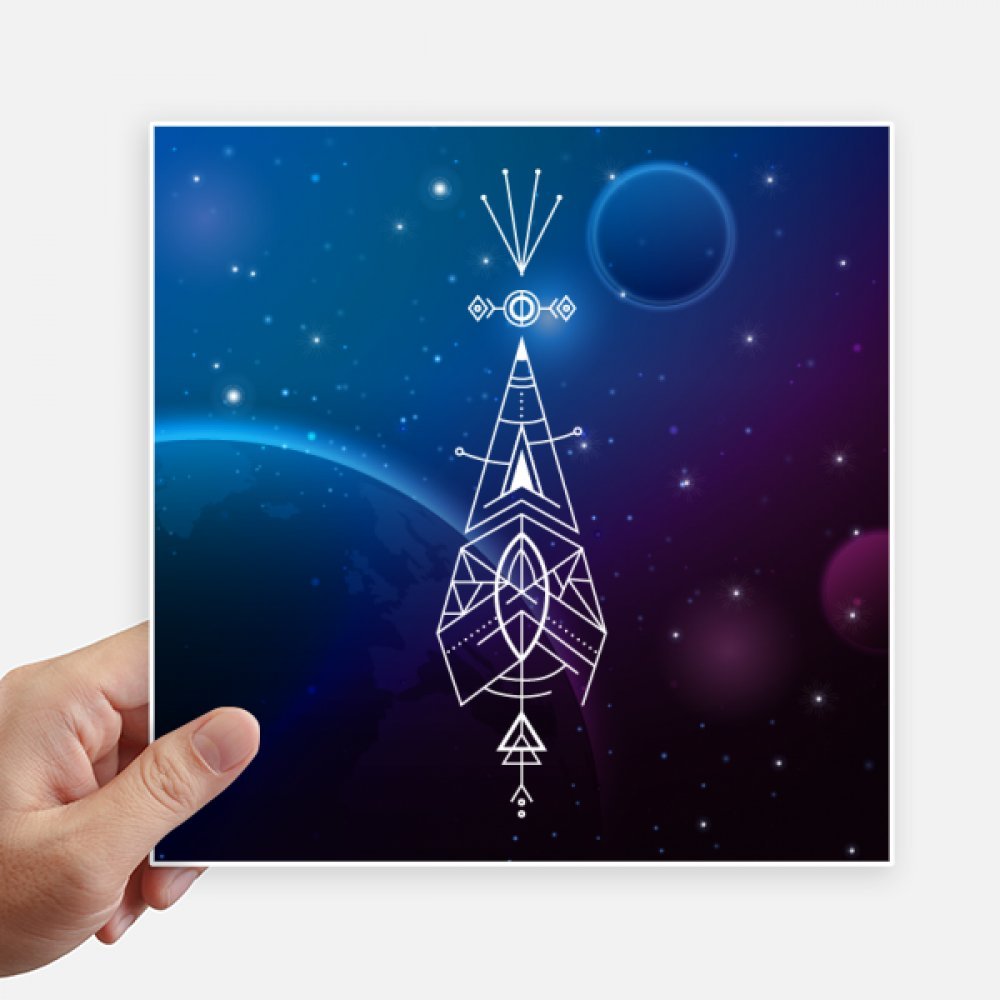 Stickers de cielo estrellado para ocultar imperfecciones en maletas