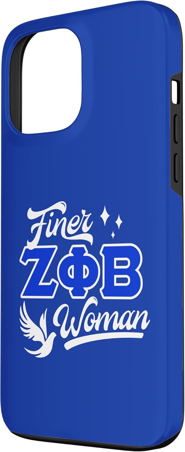 Zeta Phi Beta Sorority Paraphernalia, Zeta Phi Beta HBCU Case for iPhone 13 Pro Max