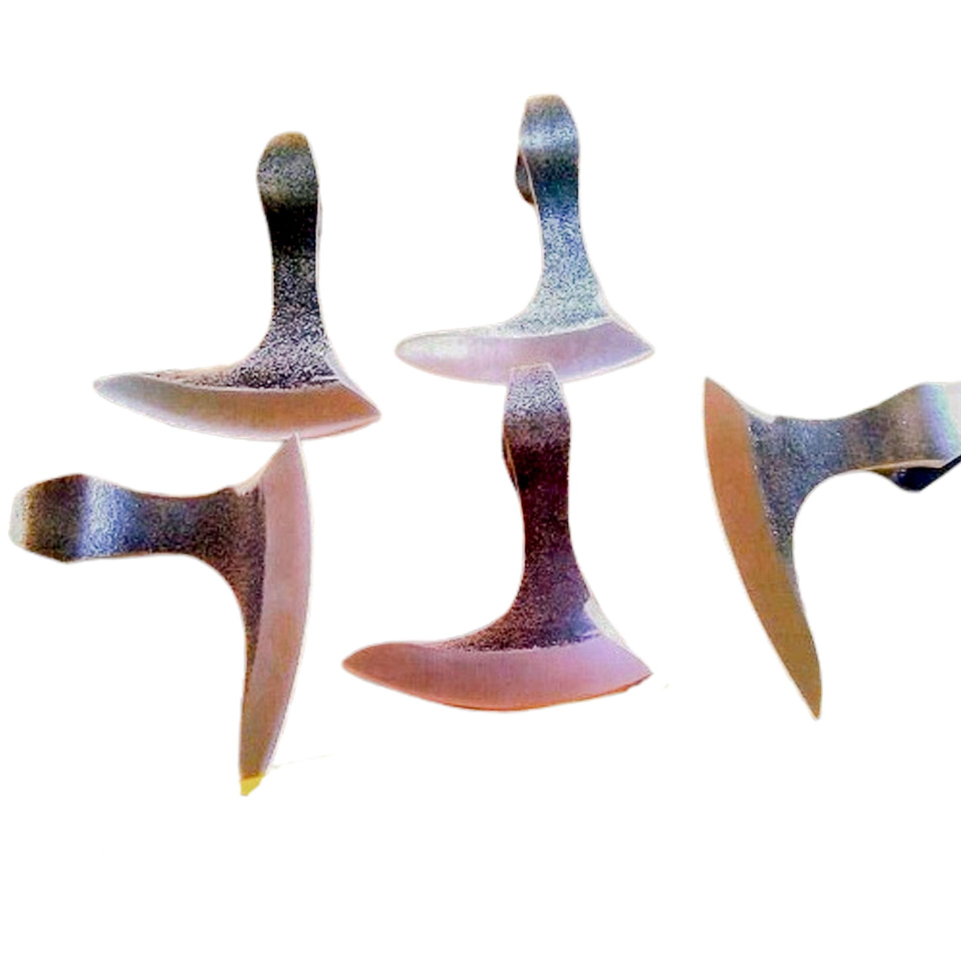 WHS101-6'' Inch Lot of 5 x Viking Axe Head, 5160 Custom High Carbon Steel Axe Head Only, Tomahawk Hatchet Beared Camping Axe Blade, Vintage Combat Ragnar Axe Blade - Christmas Gift (Ragnar Ax)