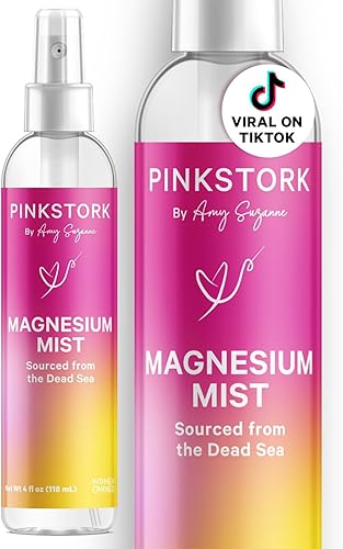 Miniatura 1 de Pink Stork Mist: Espray con magnesio para aliviar los mareos y náuseas matutinas – Promueve los niveles de energía, la calidad del sueño y más –