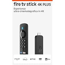 Fire TV Stick 4K Plus di Amazon, dispositivo per lo streaming con supporto per Wi-Fi 6, Dolby Vision, Atmos e HDR10+