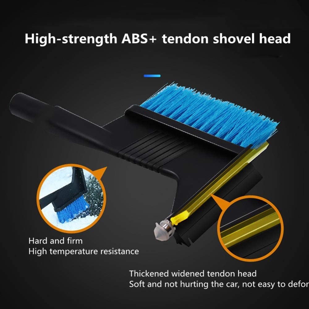 XMING Cepillo de Nieve Aleación de Aluminio Telescópico Cepillo de Nieve Pala de Hielo Remoción de Nieve Remoción de Nieve Desfronte Invierno Snow Showel Auto Suministros Cepillo de Nieve