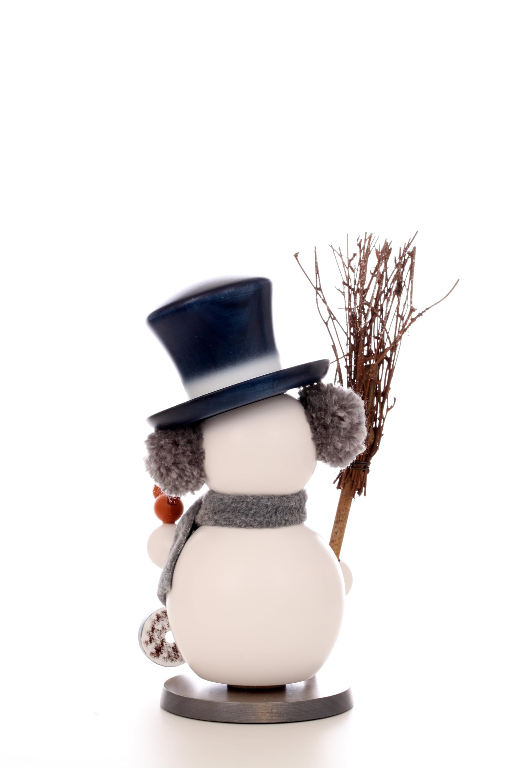 Christian Ulbricht Räuchermännchen Schneemann grau - 23 cm