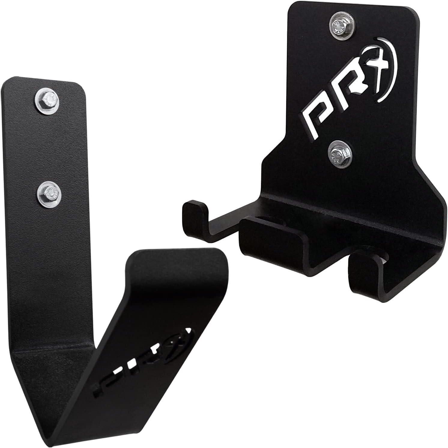 PRx Performance Hanging Double Barbell Storage and Battle Rope Hanger, Wall Mounted Space Saving Gym Equipment