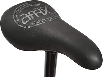 KHE BMX Saddle Affix Combo MID مبطن باللون الأسود فقط 0.63 رطل مبطن