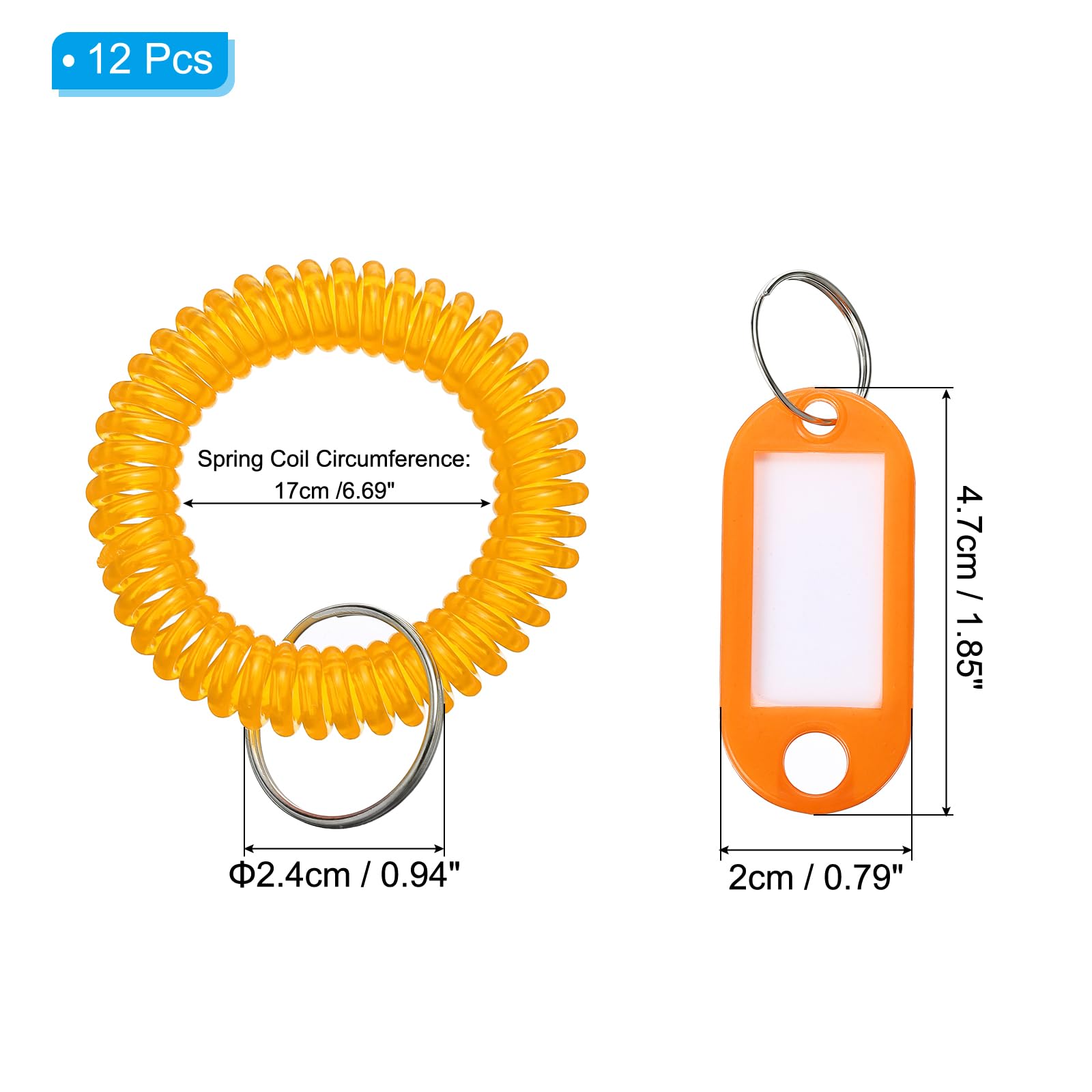 PATIKIL Wrist Coil Keychain with Tag - Image 2