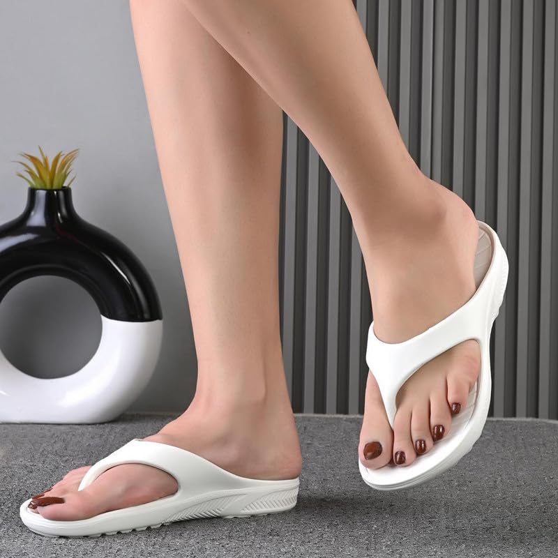 Image of SLIPOVER Flip Flop (W Boost) Slippers for Women Stylish|Comfortable|Soft|Lightweight|Anti-Skid|Arch Support|Lab Tested|Casual|EVA Slippers|Sandals|Chappals, Ideal for: Womens|Girls