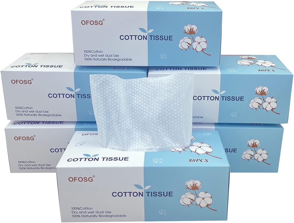 OFOSG Dry Wipes Face Towel Disposable Face Towel Cotton Tissues For
