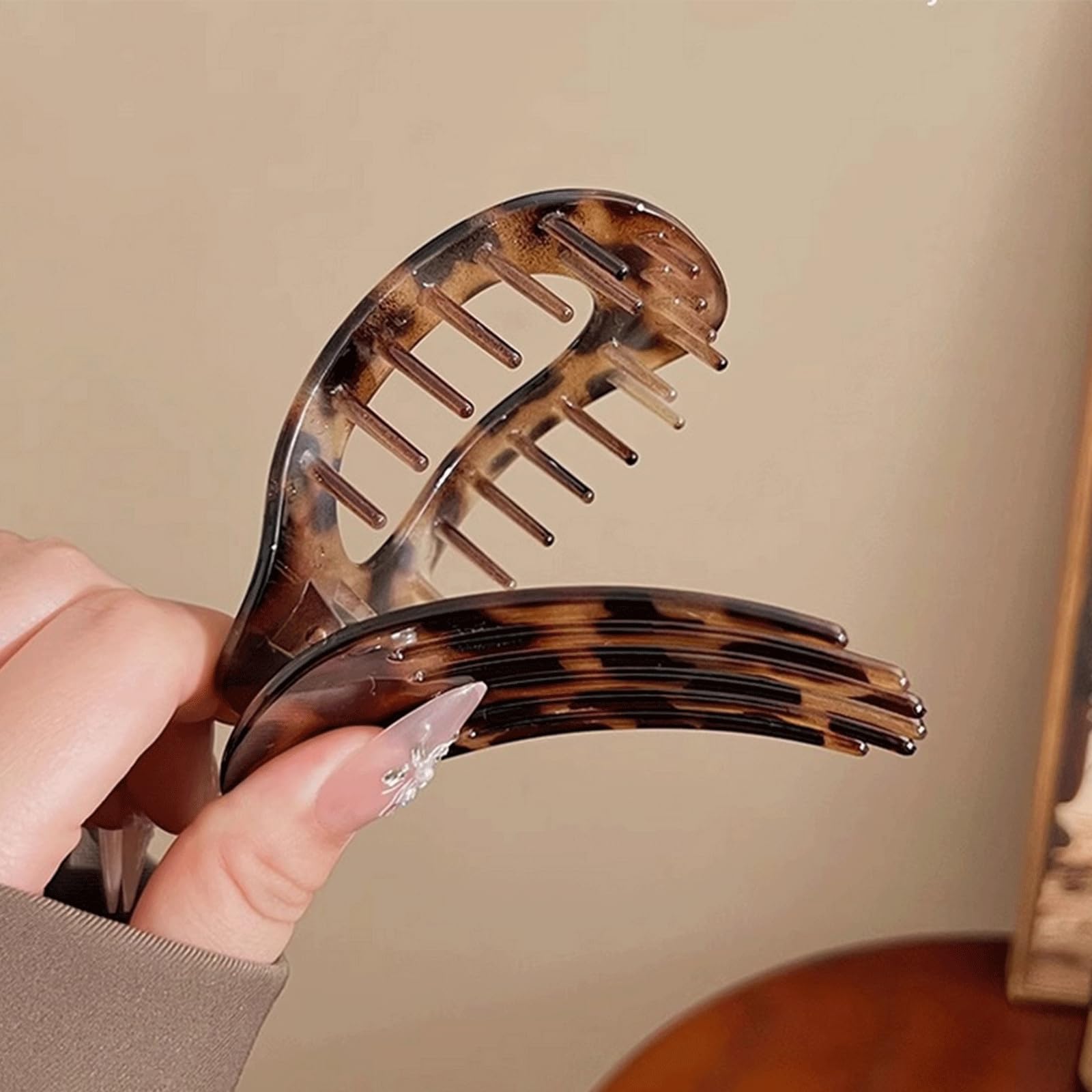 Wmzjnljy 8pcs Flat Hair Clips for Women Ergonomic Curved Hair Claw Clips Flat Hair Clips for Thick Thin Hair(Z127-8) - Image 3