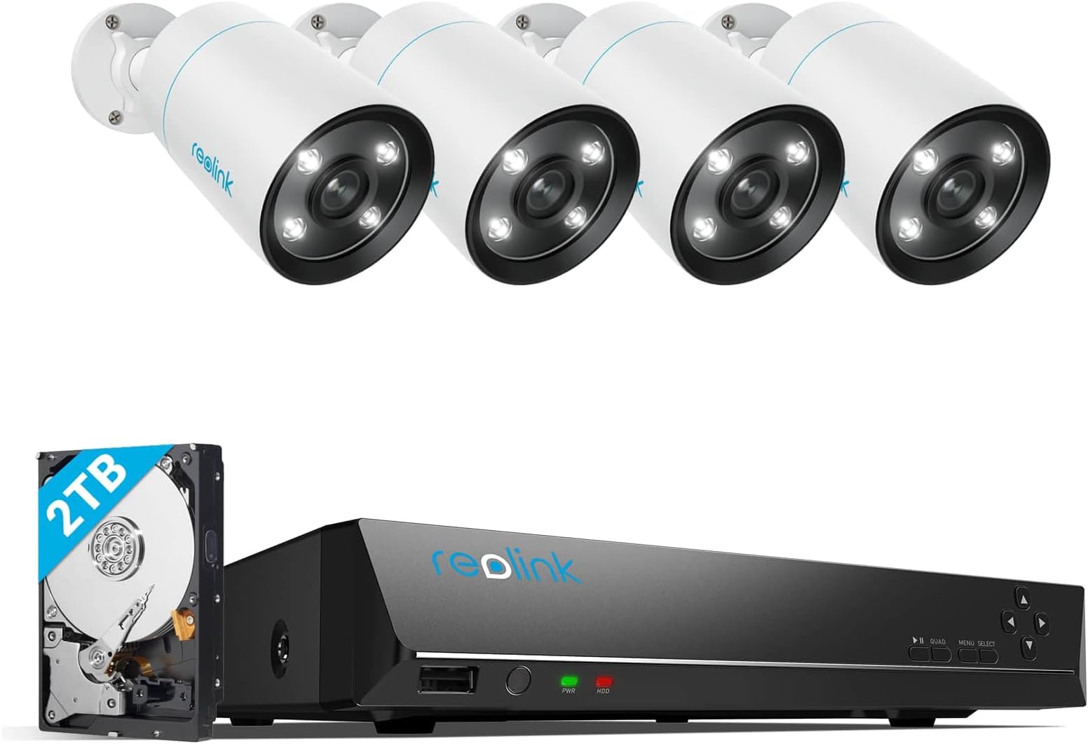 Kit Videosorveglianza Reolink 4K PoE - 8 Telecamere Esterno + NVR 16CH 4TB - Foto 12