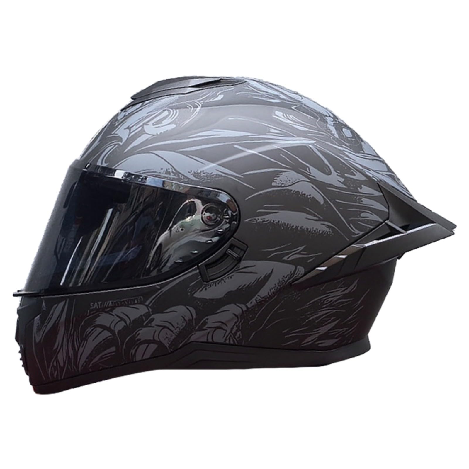 Kask motocrossowy, integralny kask motocyklowy, zintegrowany kask motocyklowy z dwoma wizjerami, certyfikat ECE 22.06, kask na skuter unisex