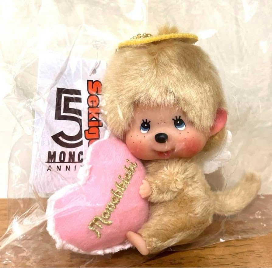 ラブハッピーエンジェルモンチッチ顔でかSSキーチェーン男の子