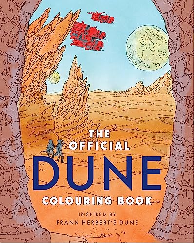 Book cover for The Official Dune Colouring Book