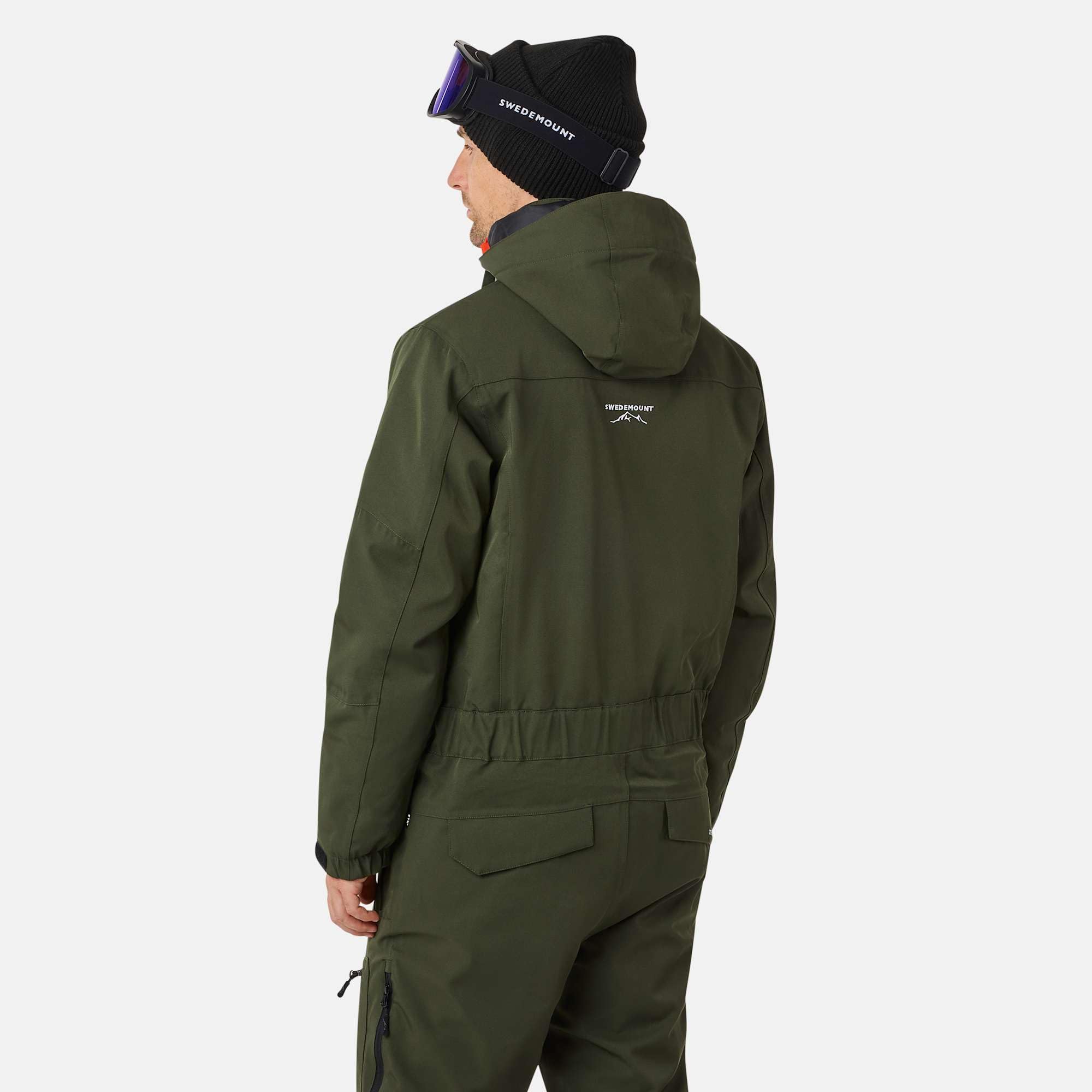 Swedemount St Anton Combinaison de Ski pour Homme Imperméable 8000mm avec Capuche Amovible et Technologie STX