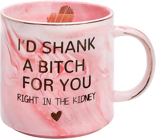 Regalos para mejores amigas, hermanas, novia, taza de café divertida de 12 onzas, regalos de Navidad con elefante blanco para mujeres, regalos para