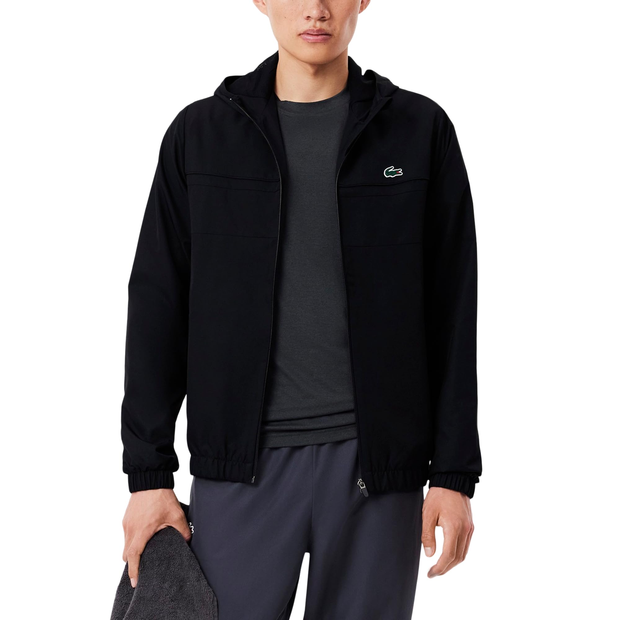 Lacoste Men's Water-Repellent Sport Track Jacket