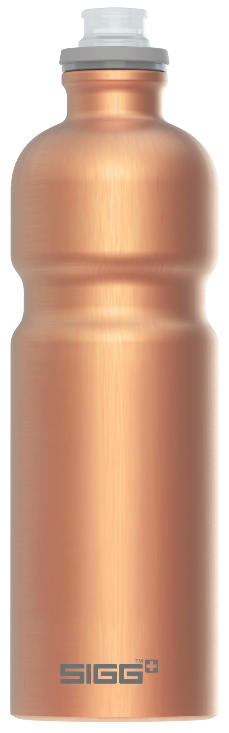 Sigg - Gourde Aluminium - Move MyPlanet Copper - Certifiée Neutre En CO2 - Légère - Adaptée Tous Types de Porte-Bidon - Sans BPA - Gourde Vélo, Sport, Running - Cuivre - 0,75 L