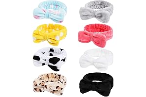 8 Pack Spa Headbands - Perfect Group Gift for Women