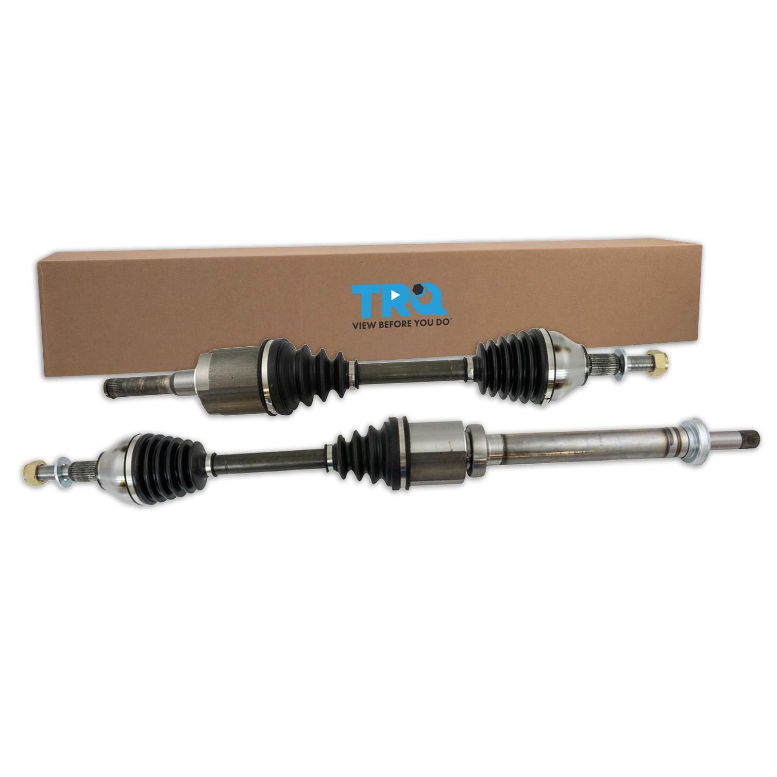 TRQ Front Driver and Passenger Side CV Axle Assembly Set 2 Piece