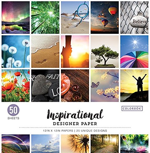 Colorbok 68239u00a0C Designer Destinations de Bloc de Papier, 30,5u00a0x 30,5u00a0cm