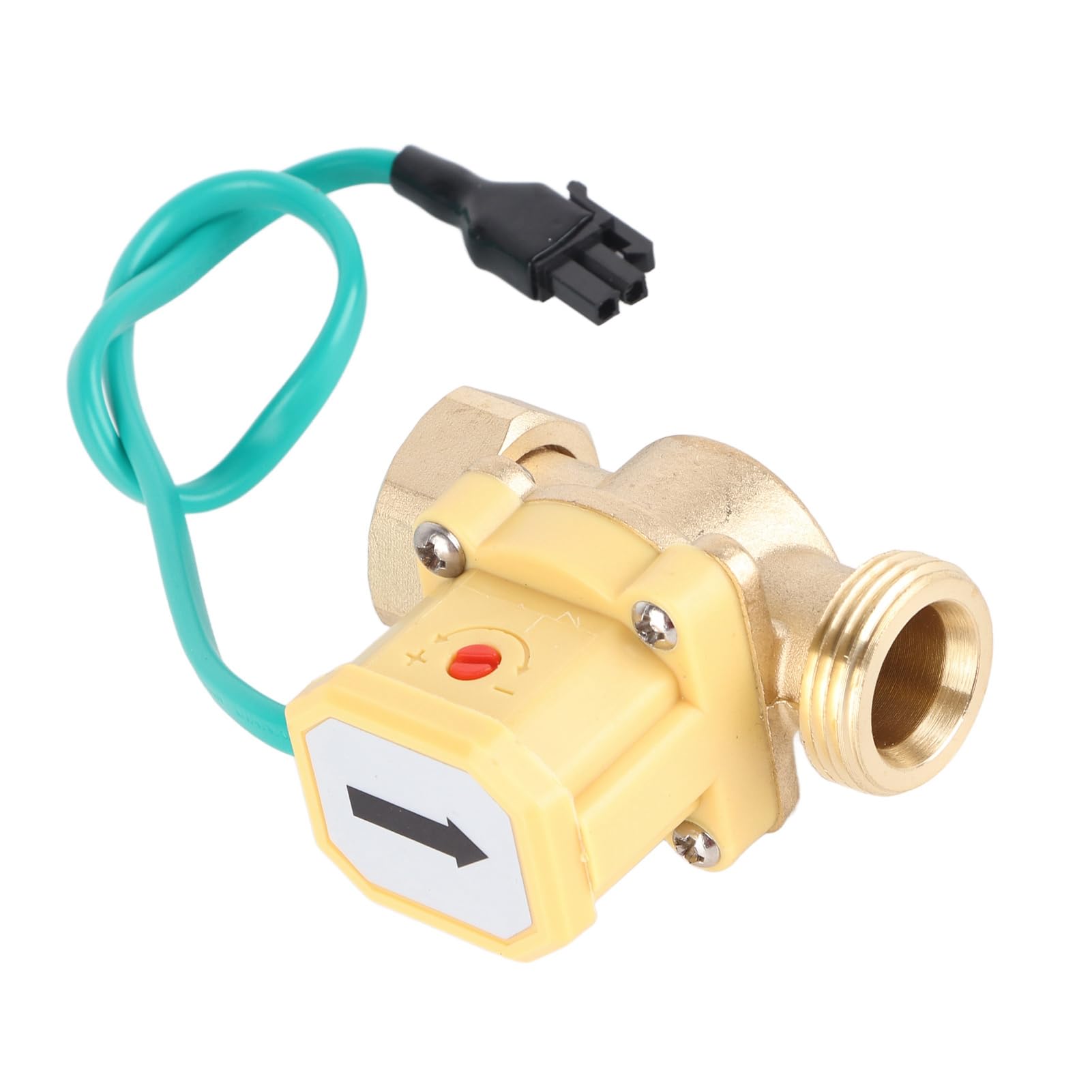 Flussostato Acqua G3/4 220V Sensore Flusso 1.5A in Rame per Doccia Scaldabagno Domestici Protezione Sicurezza