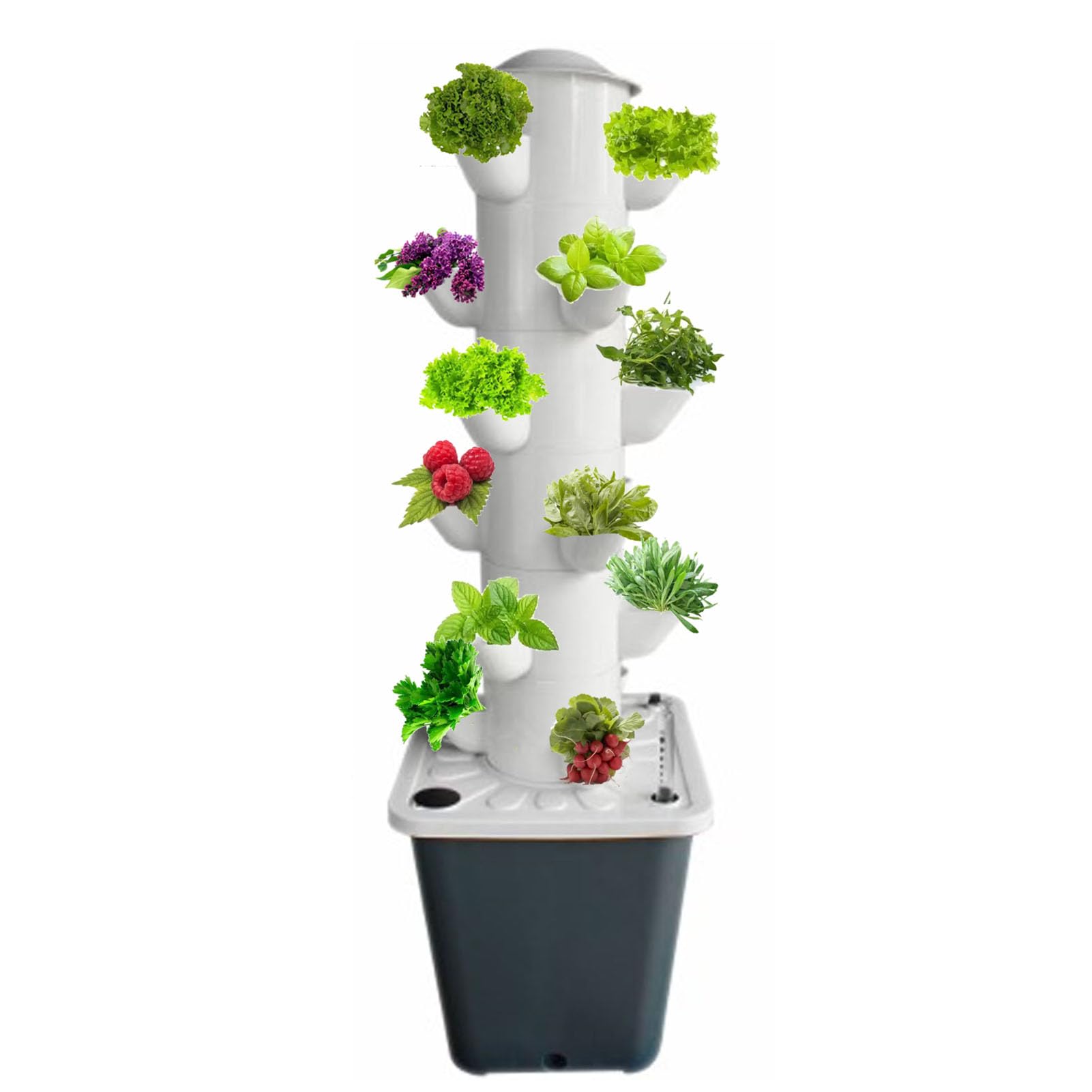 Hydroponics Growing System kit, 18 Pods Vertical Hydroponic Tower for Smart Indoor Home Gardening Lovers Hydroponic Germination Kit