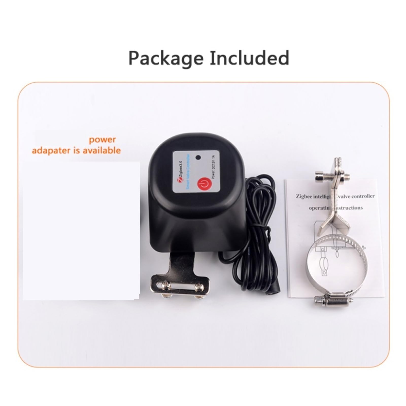 Válvula de agua inteligente Zigbee Smart Faucet interruptor de válvula de agua/Gas controlador inalámbrico Pipe Robot APP Control remoto compatible con Control inalámbrico inteligente Ambientes humani