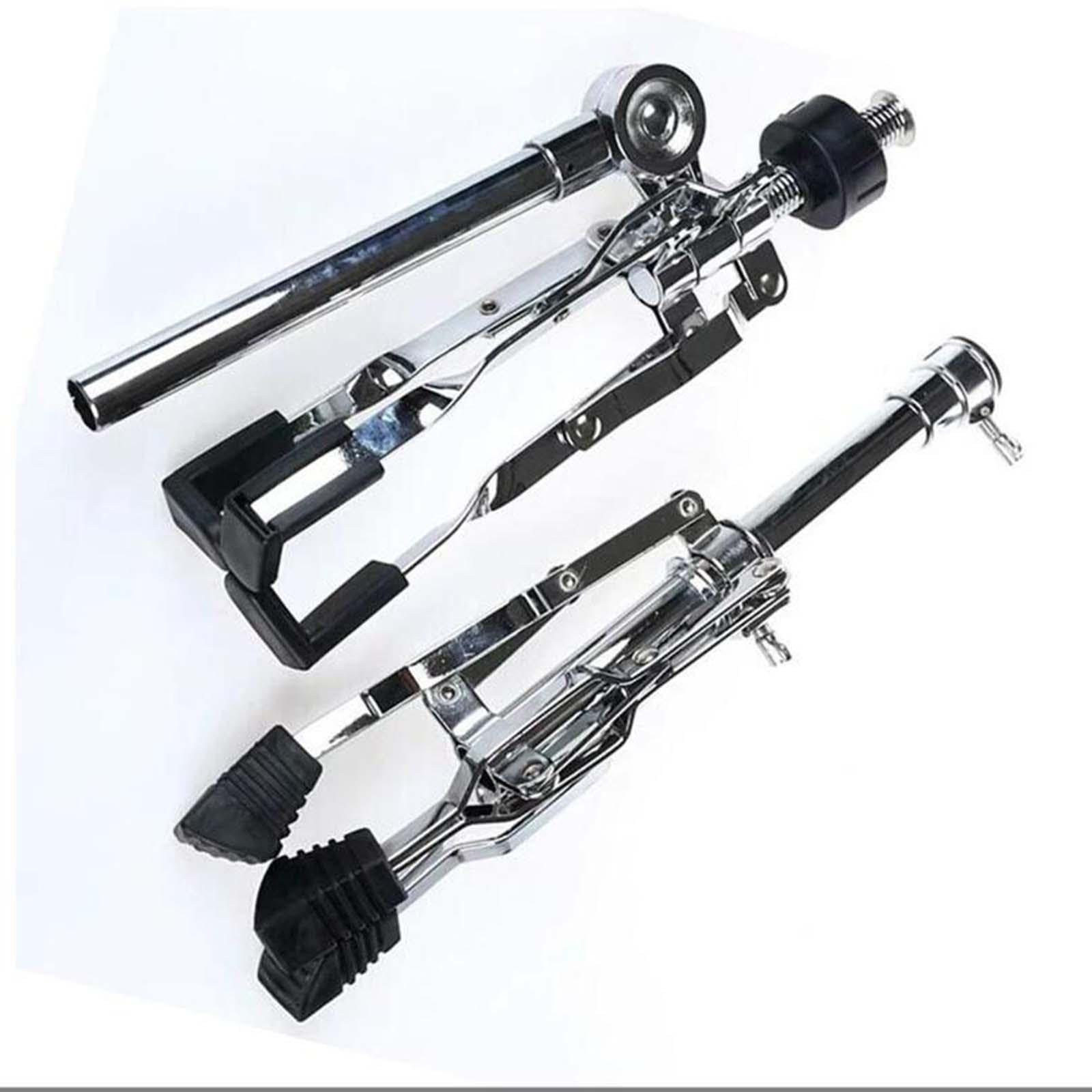 Supporto per rullante, supporto per pad per batteria, staffa per batteria, manopola regolabile, supporto per strumenti, staffa triangolare per sala da