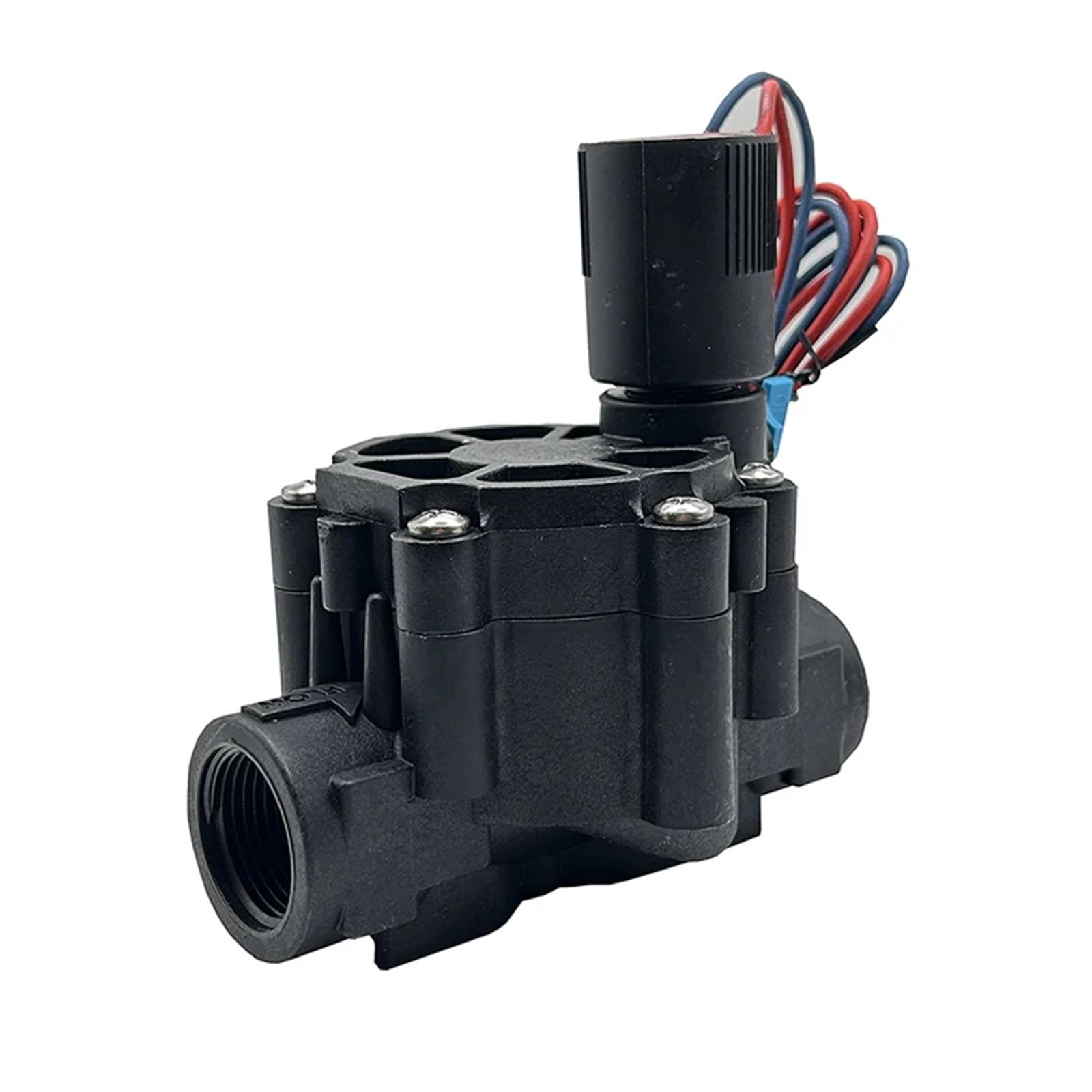 Elettrovalvola for Acqua da 1/2" 3/8'' 3/4" 1" 220V 12V 24V Valvola in Nylon normalmente Chiusa for irrigazione di Giardini agricoli e paesaggi(24VDC,1 inch)