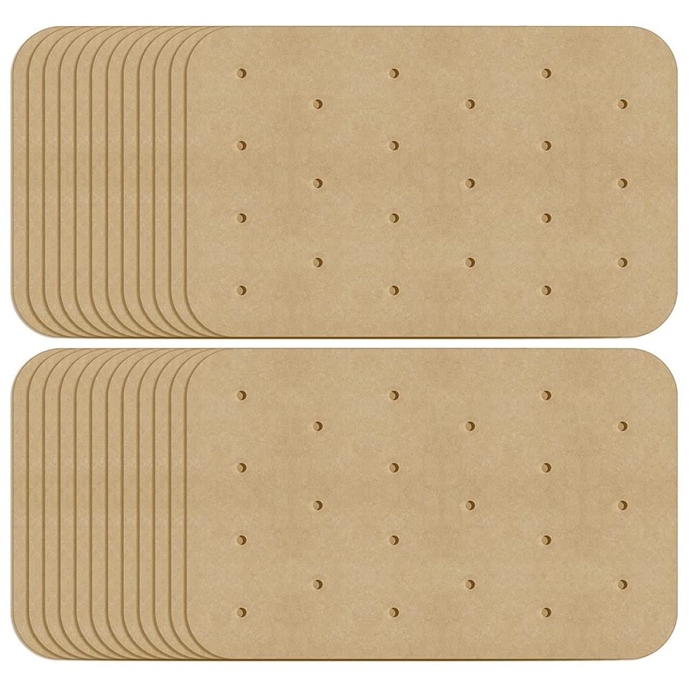 CTRLZS 200Pcs Air Fryer Paper Air Hole Air Fryer Parchment Paper Liners for DZ201, DZ401 Dual Air Fryer Accessories