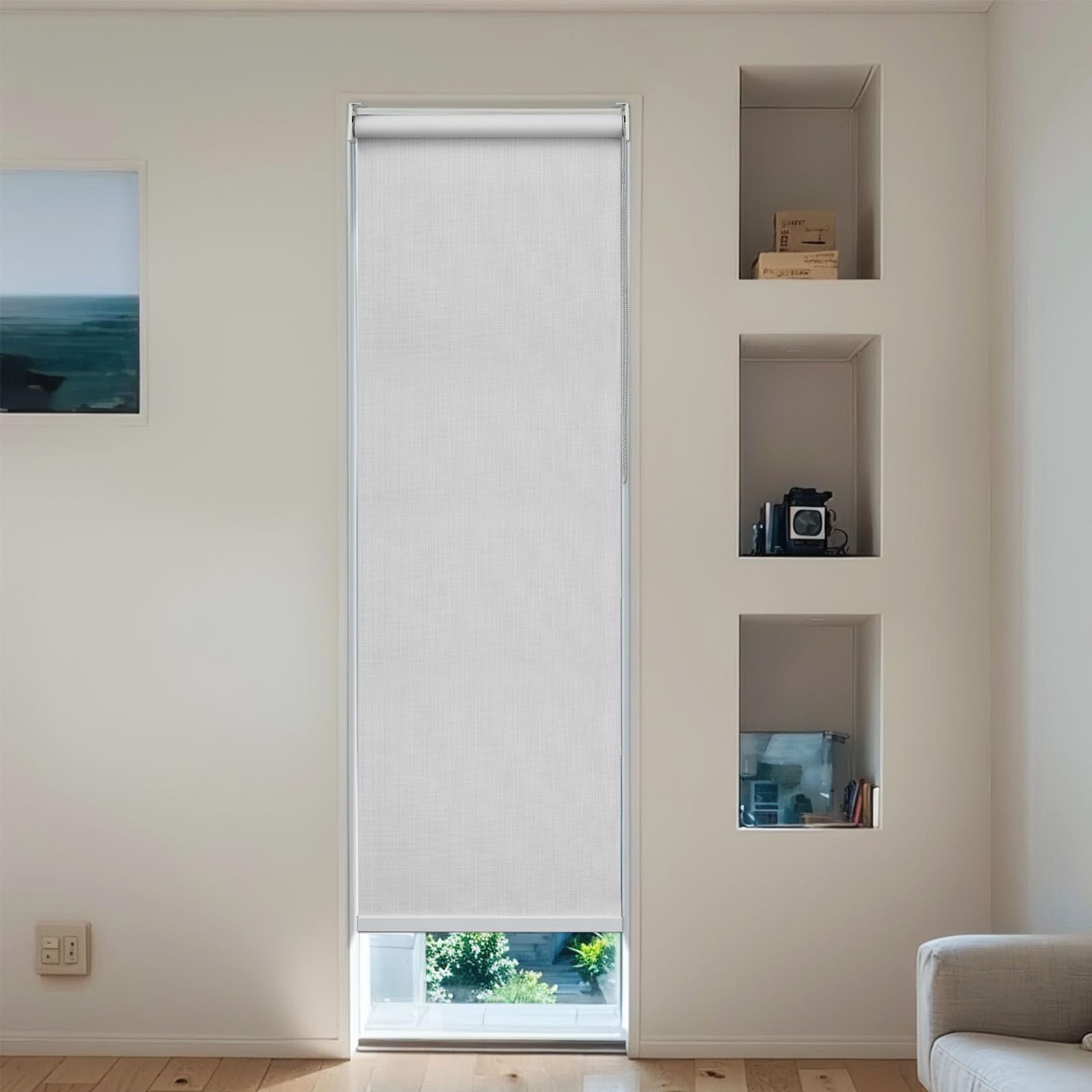 Amazon｜Adliy 1級遮光 ロールスクリーン ロールカーテン チェーン式