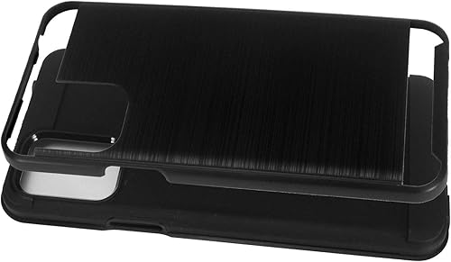 Miniatura 2 de CELZEN - Para LG K52 (LM-K520) - Funda de teléfono estilo cepillado - CS3 Negro