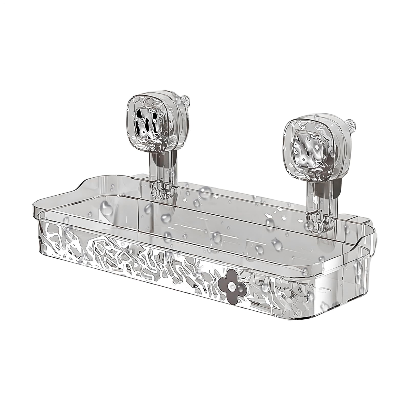 Organisateur de douche avec drainage rapide - étagère de rangement étanche sans perçage